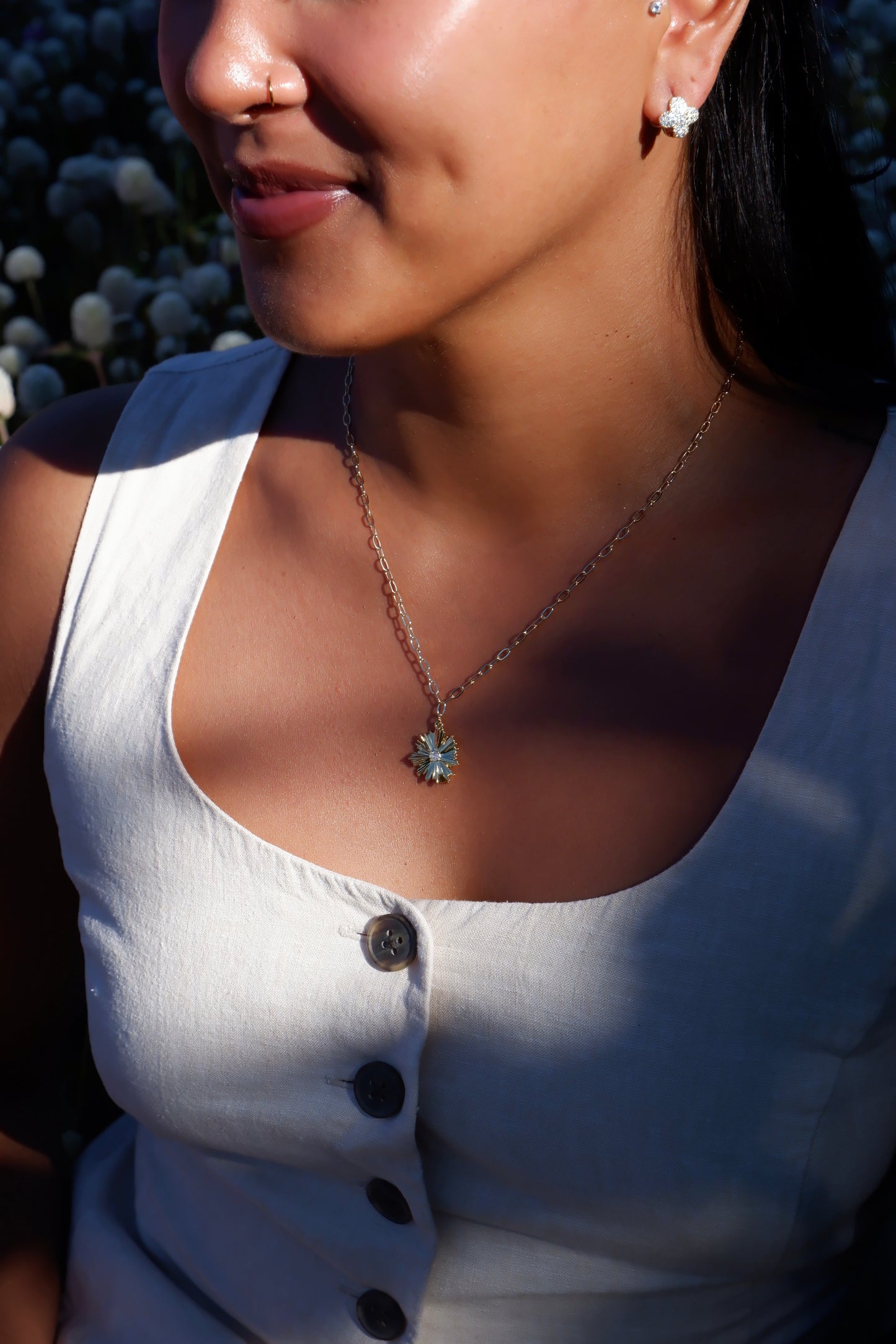 Zoya sunburst necklace