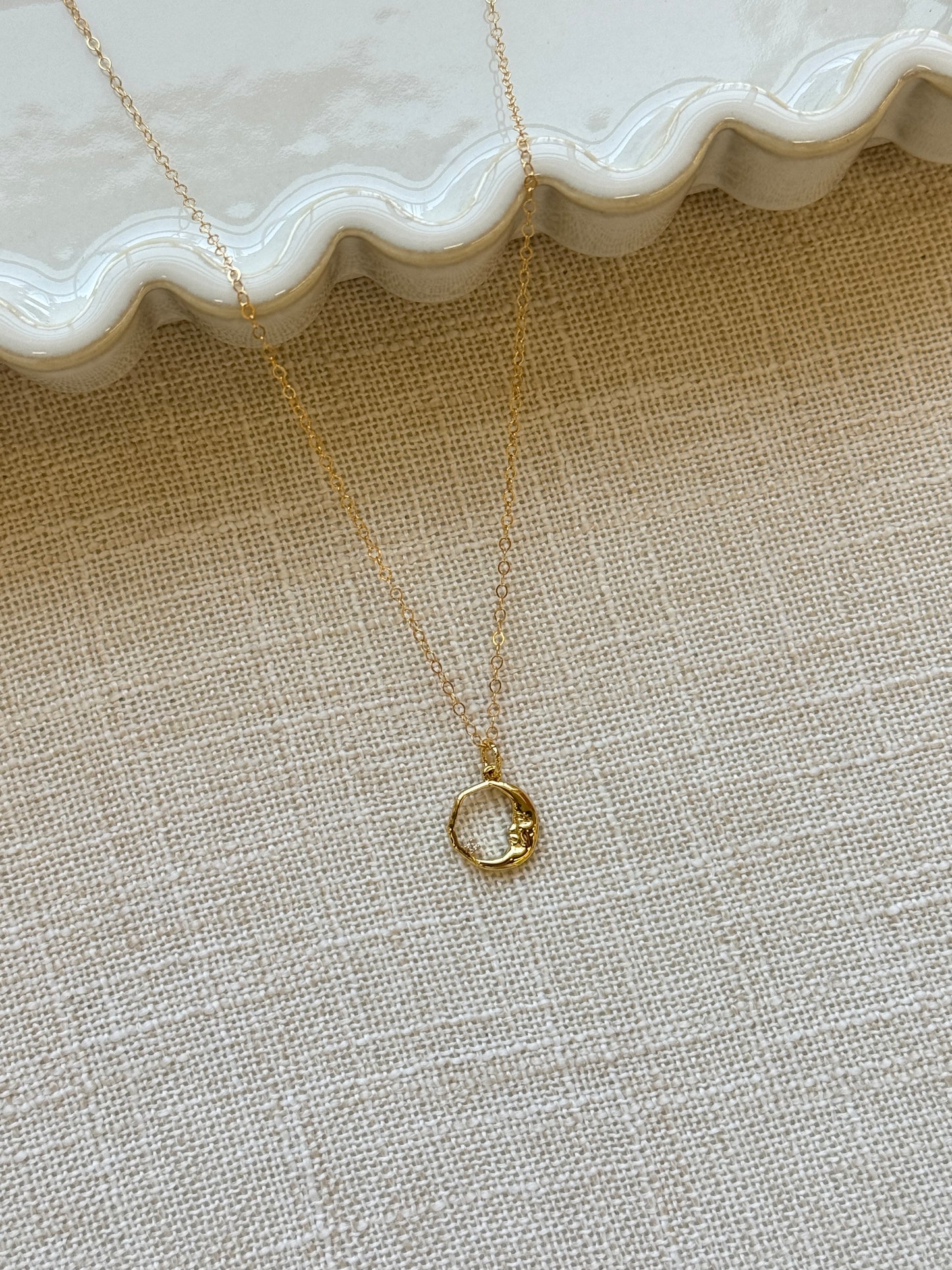 Sonya moon necklace