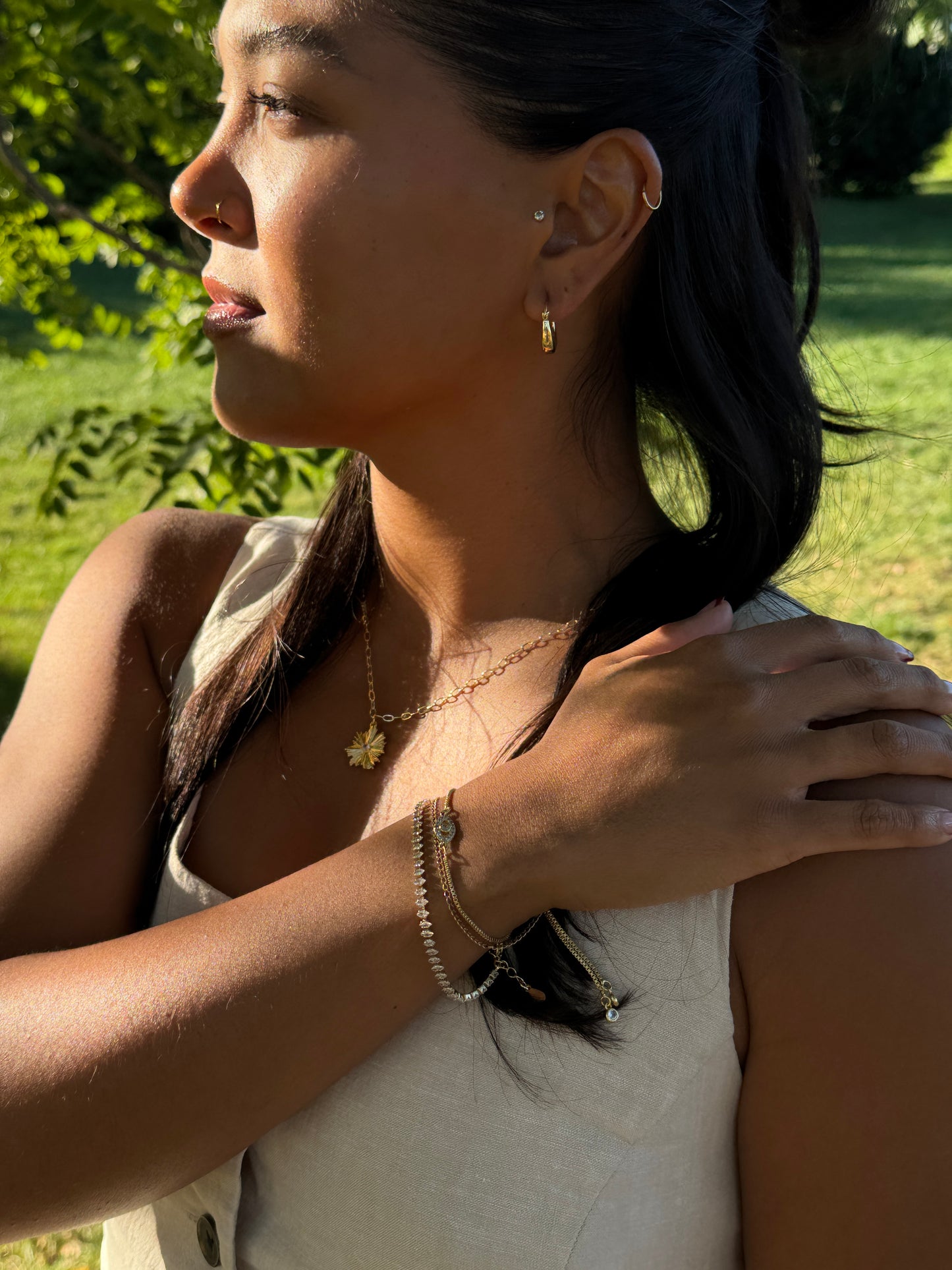 Sunday handbag earrings