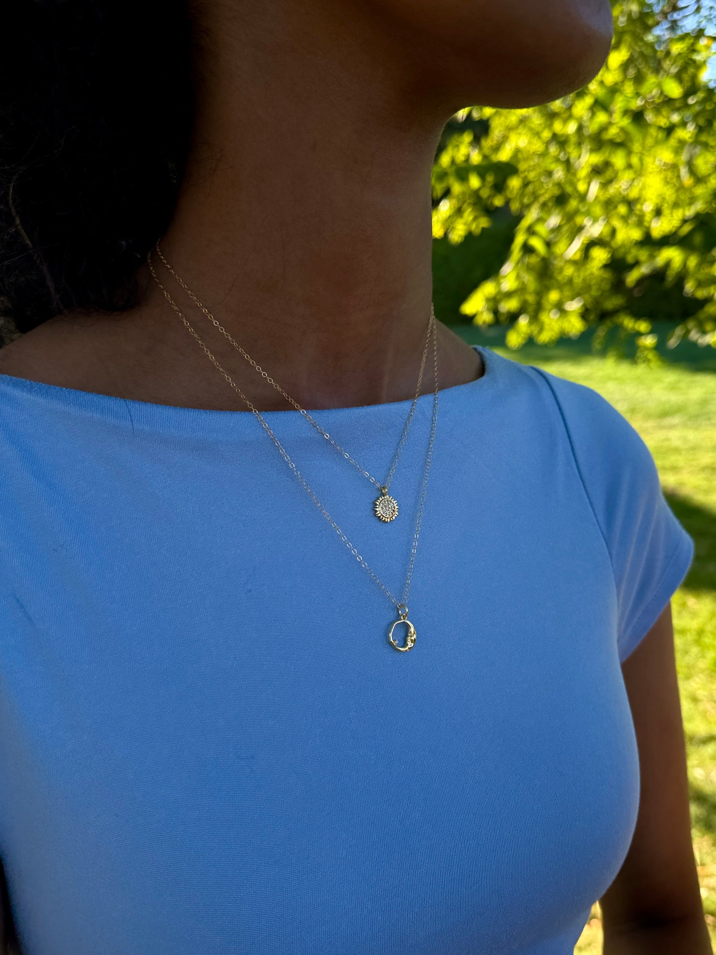 Sonya moon necklace