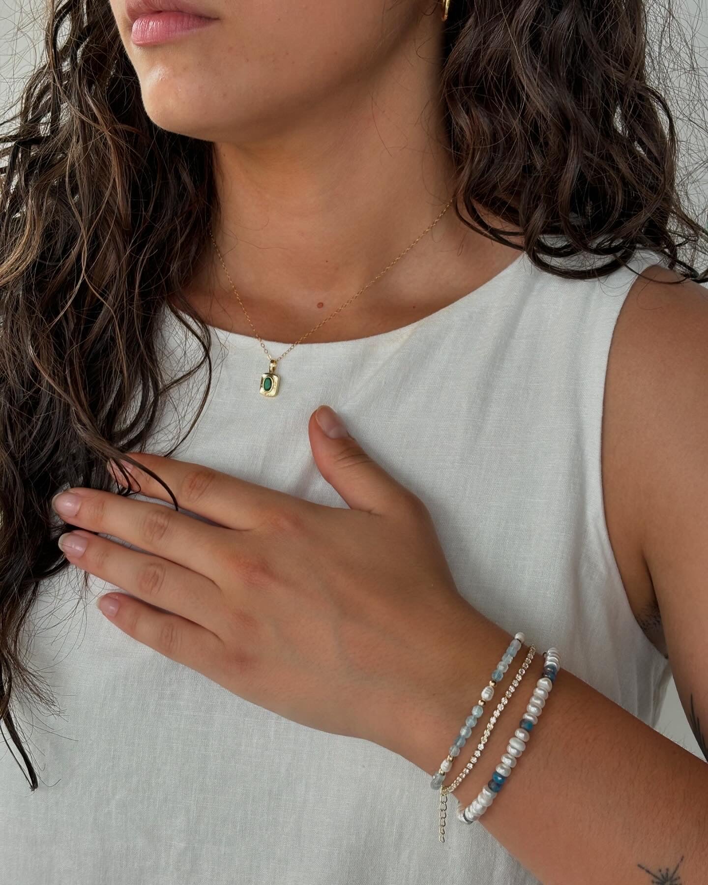 Liora blue gemstone bracelet