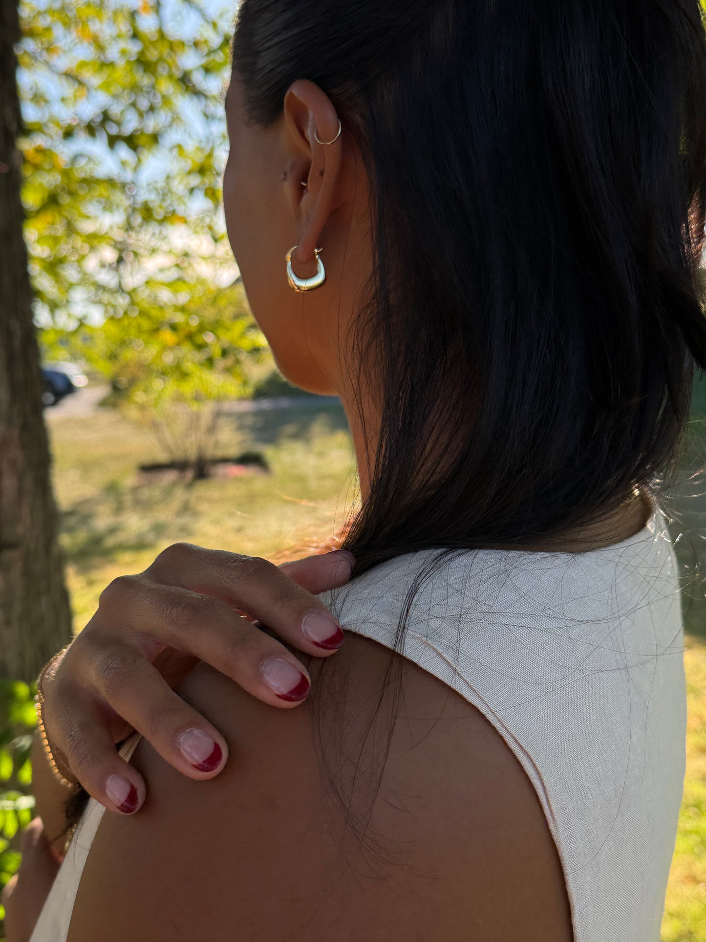 Sunday handbag earrings