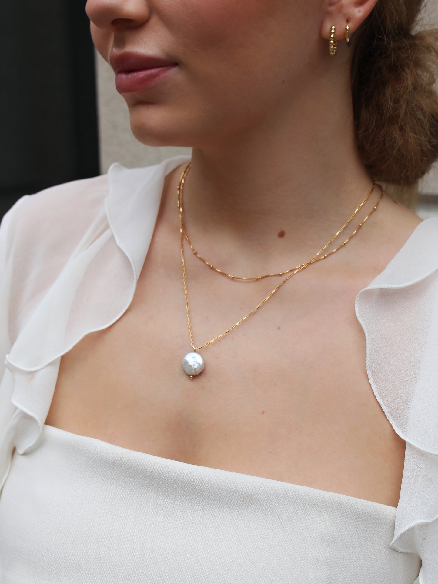 Lara box chain necklace