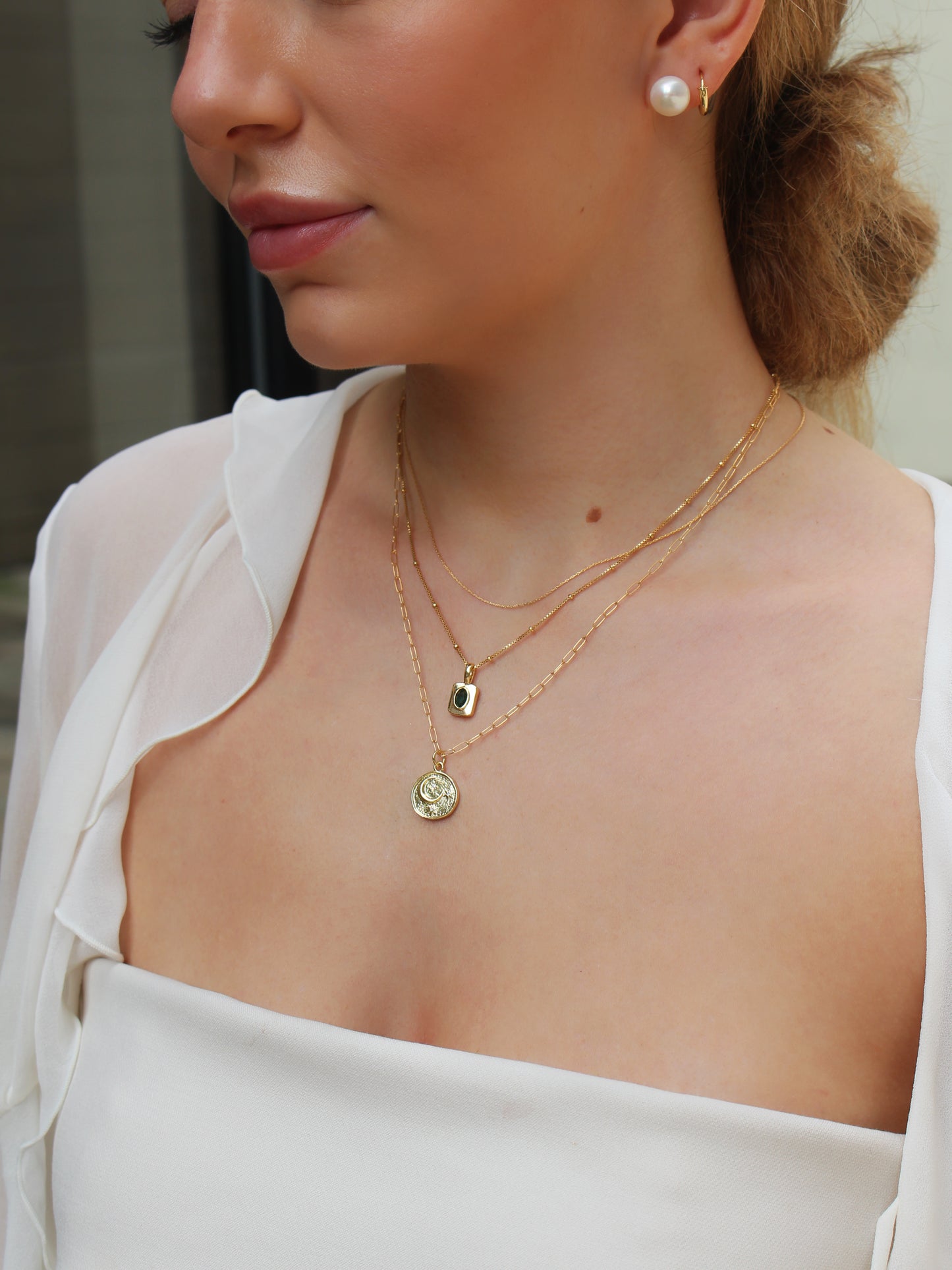 Emerald essential necklace