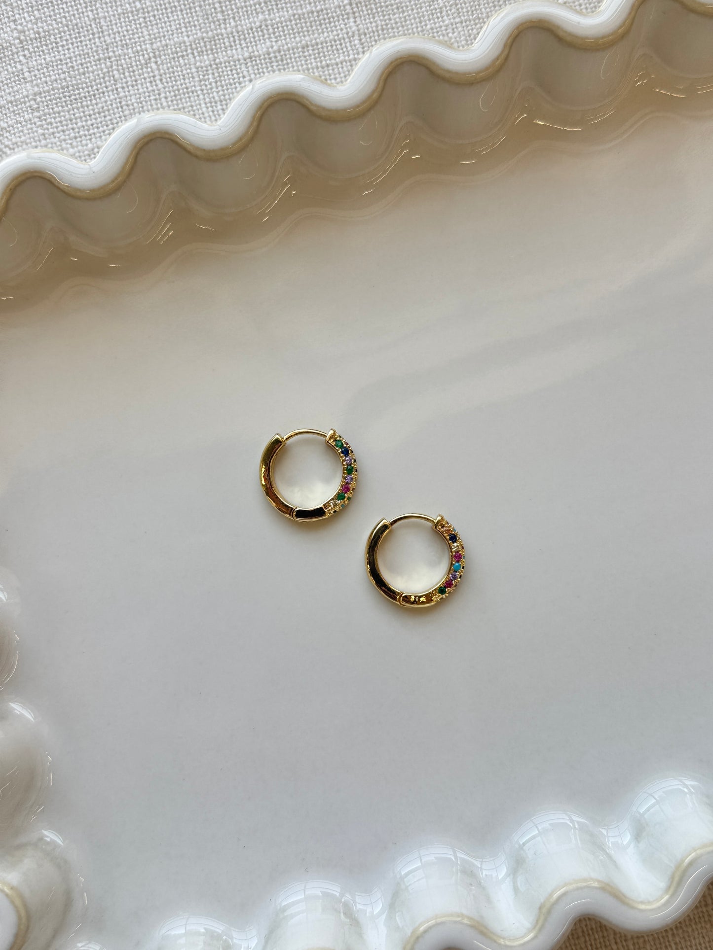 Kalista colourful gemstone earrings
