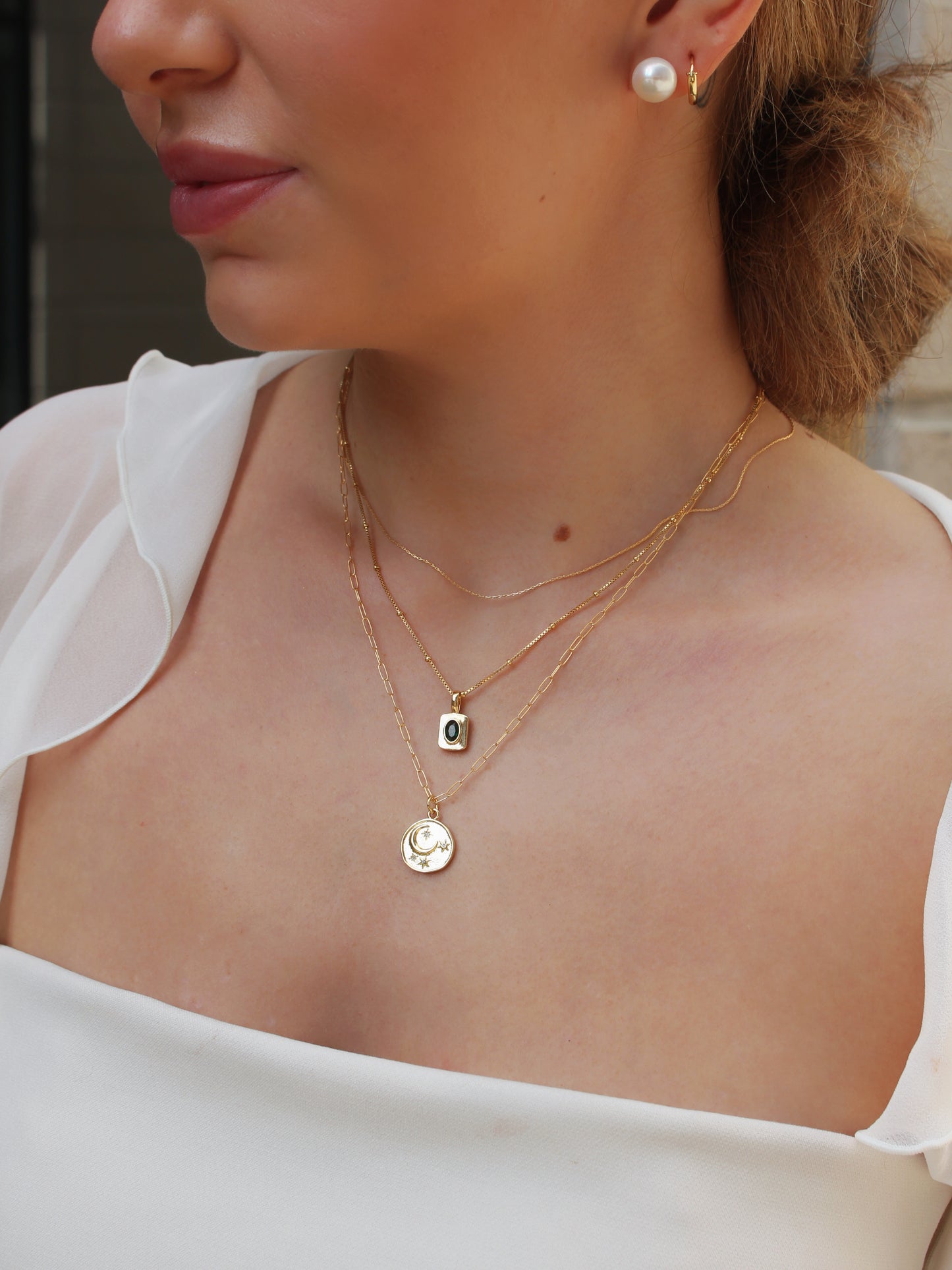 Emerald essential necklace