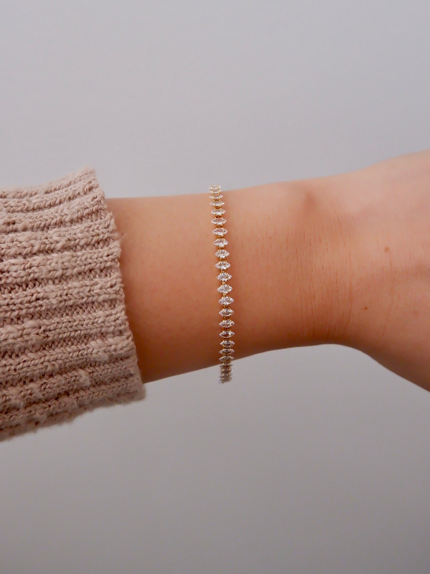 Marquise tennis bracelet