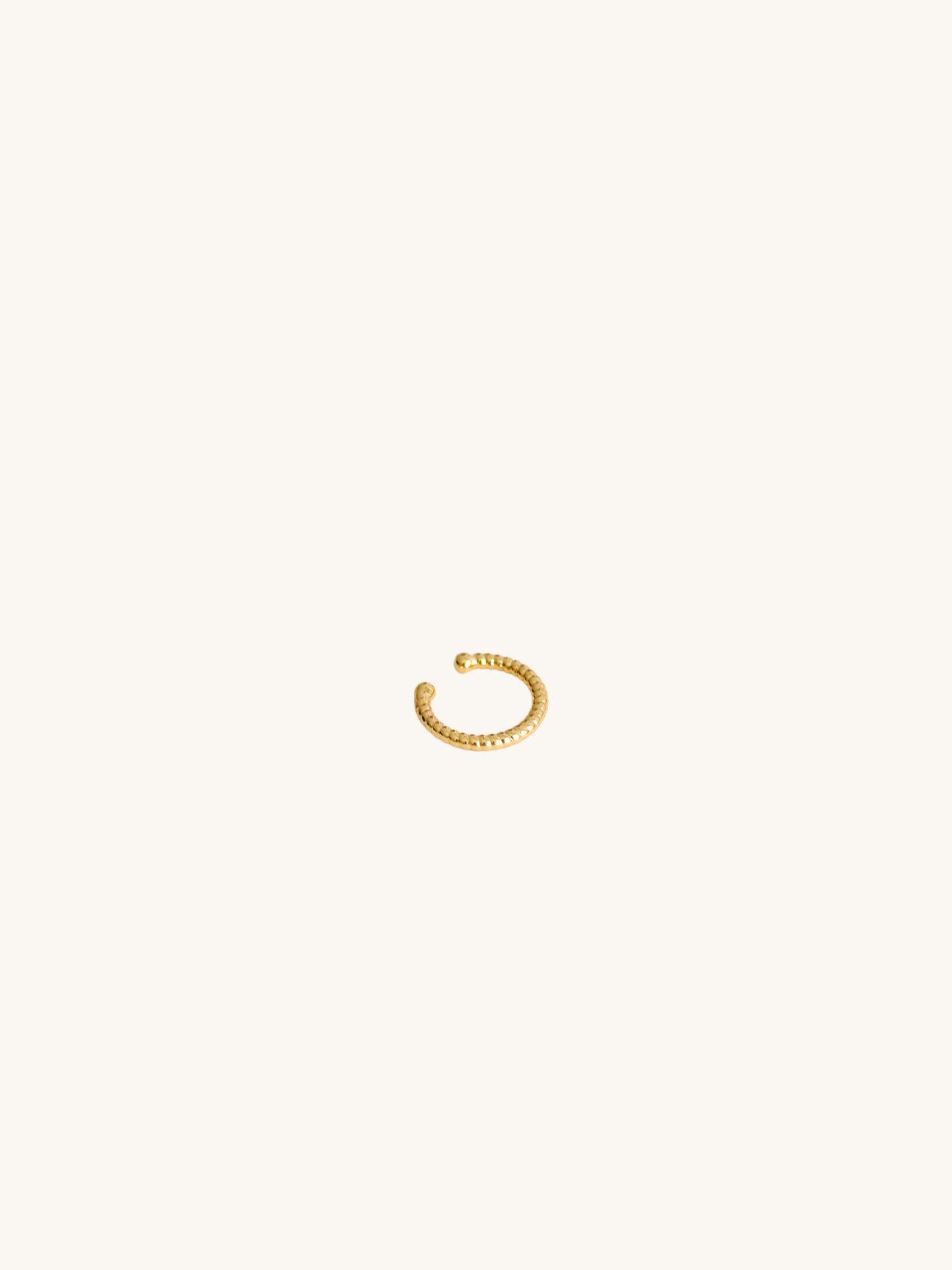 Rope twisted ear cuff