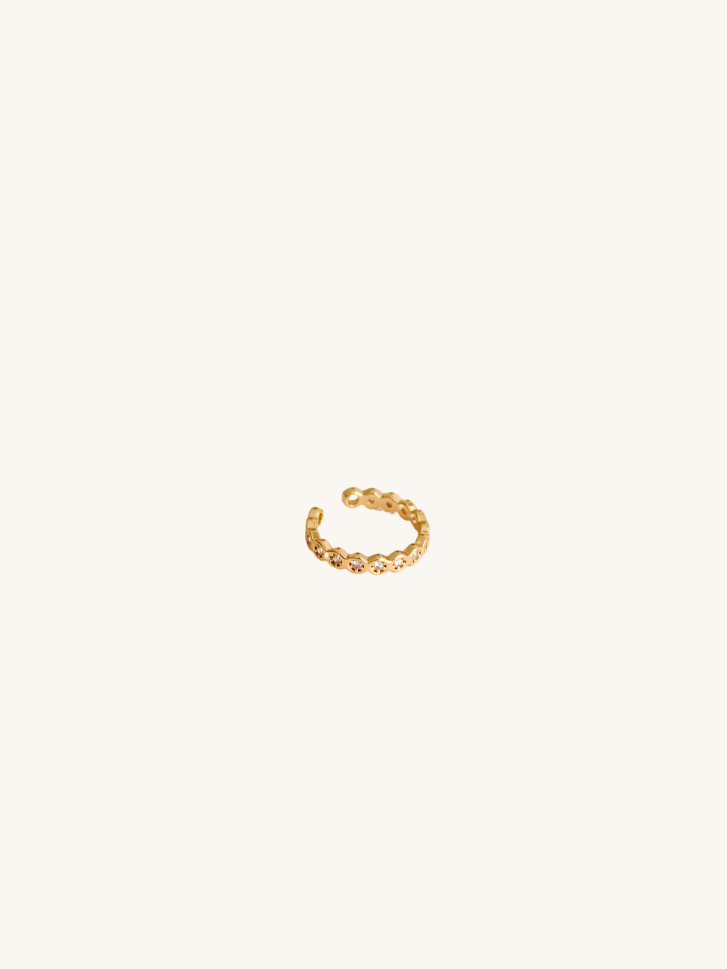 Dainty CZ ear cuff