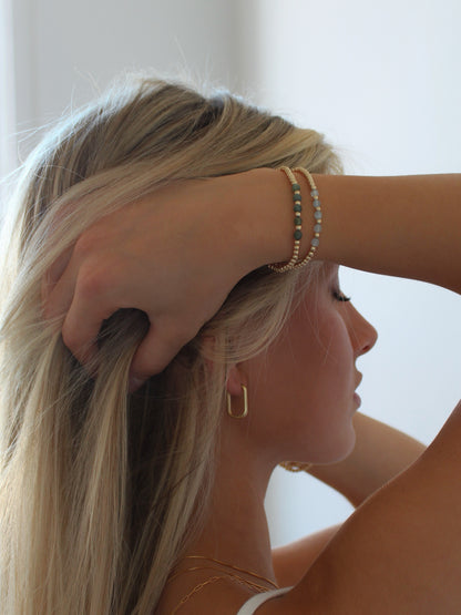 Samantha gold-filled beaded bracelet (Multiple styles)