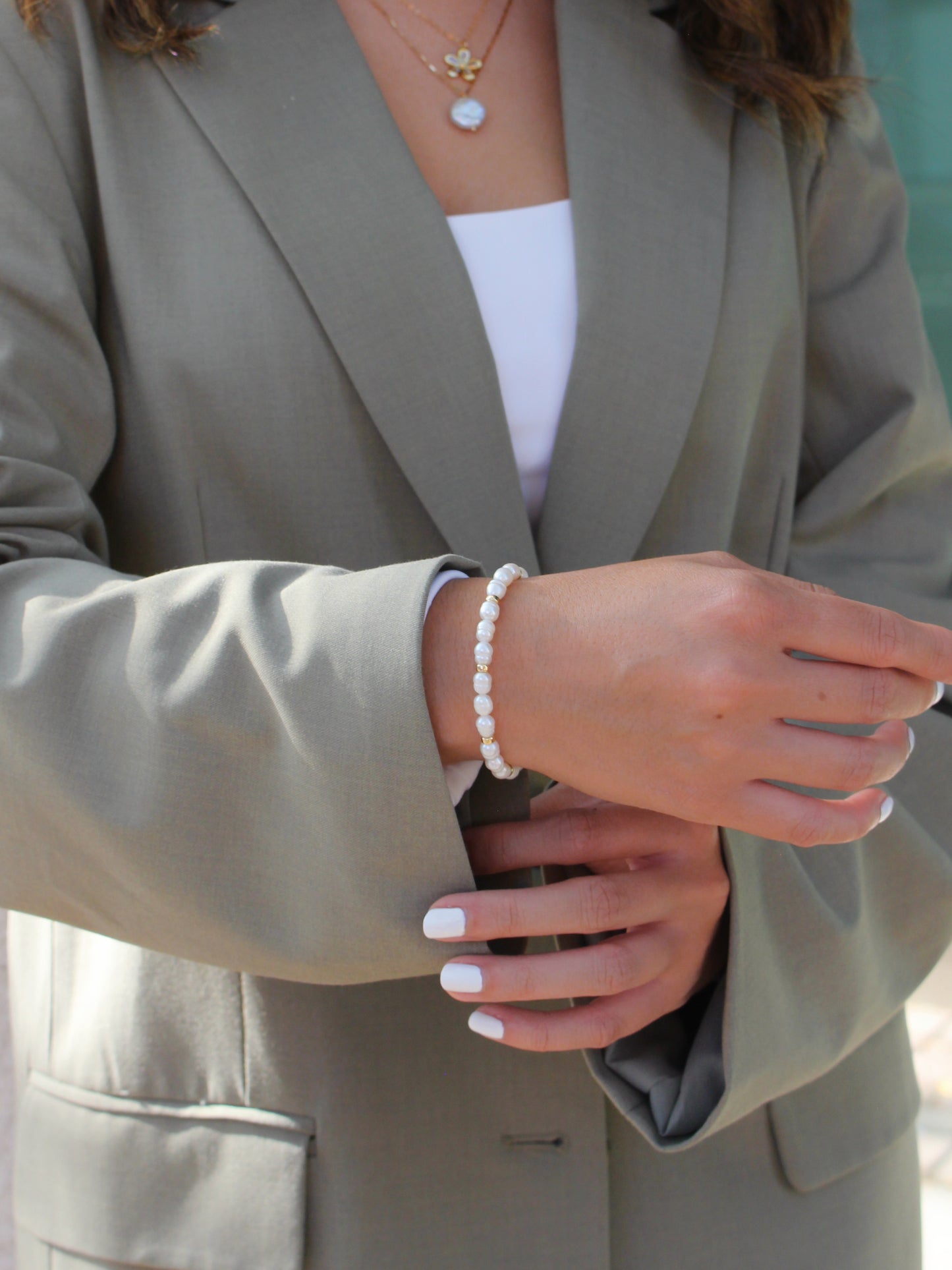 Maeve pearl bracelet