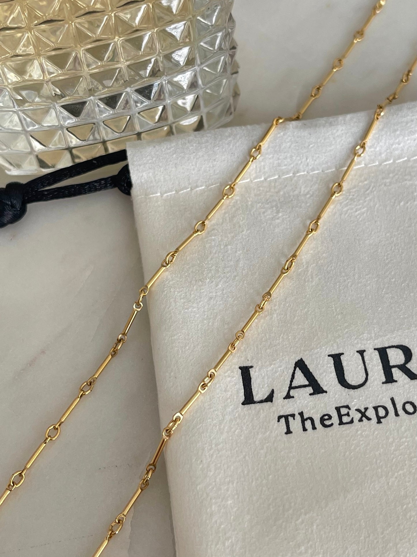 Gold-filled bar bracelet