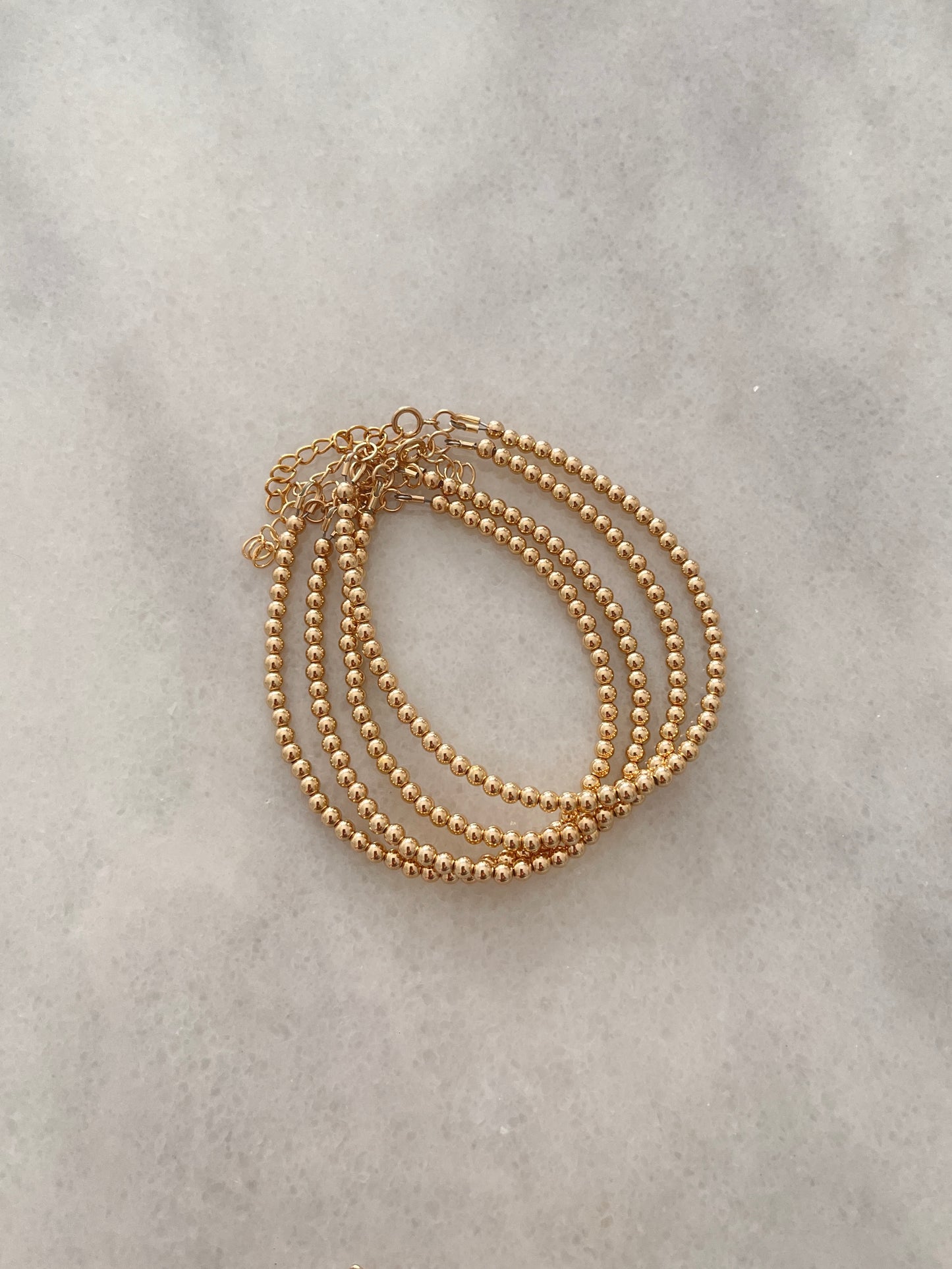 Lucia gold-filled beaded bracelet