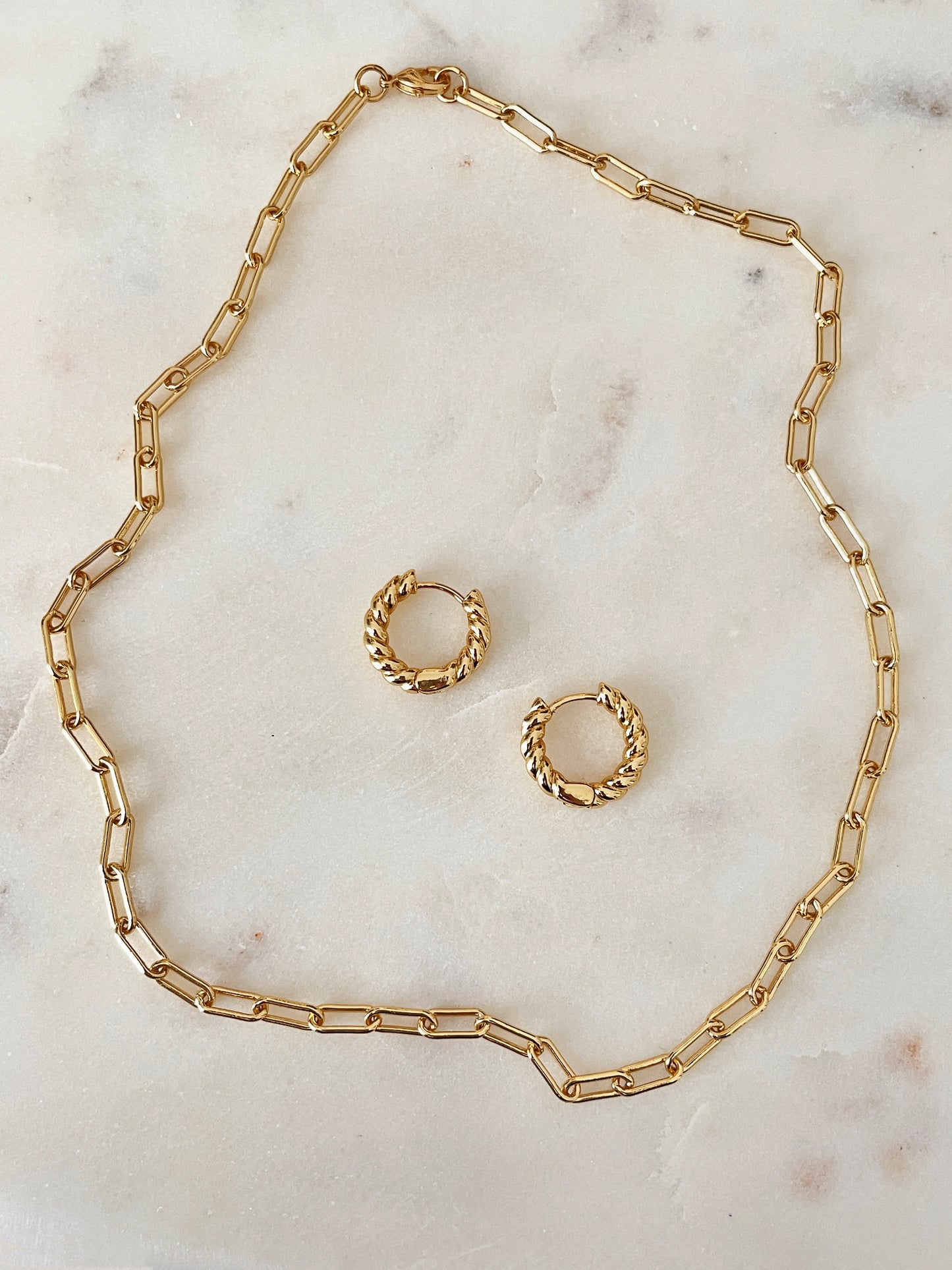 New French croissant earrings