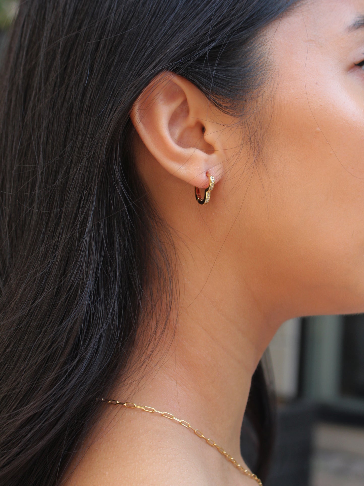 Lolita heart earrings