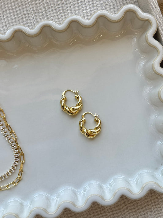 Vittoria french croissant earrings