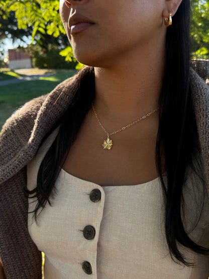 Zoya sunburst necklace