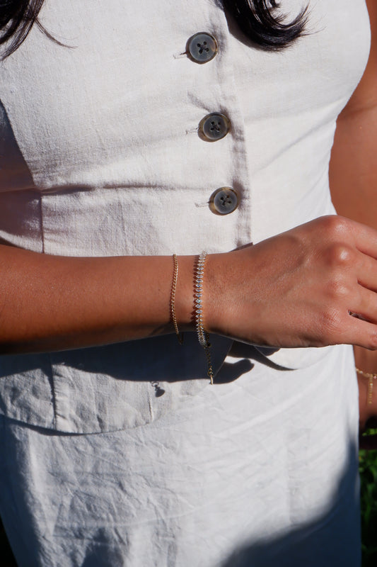 Marquise tennis bracelet