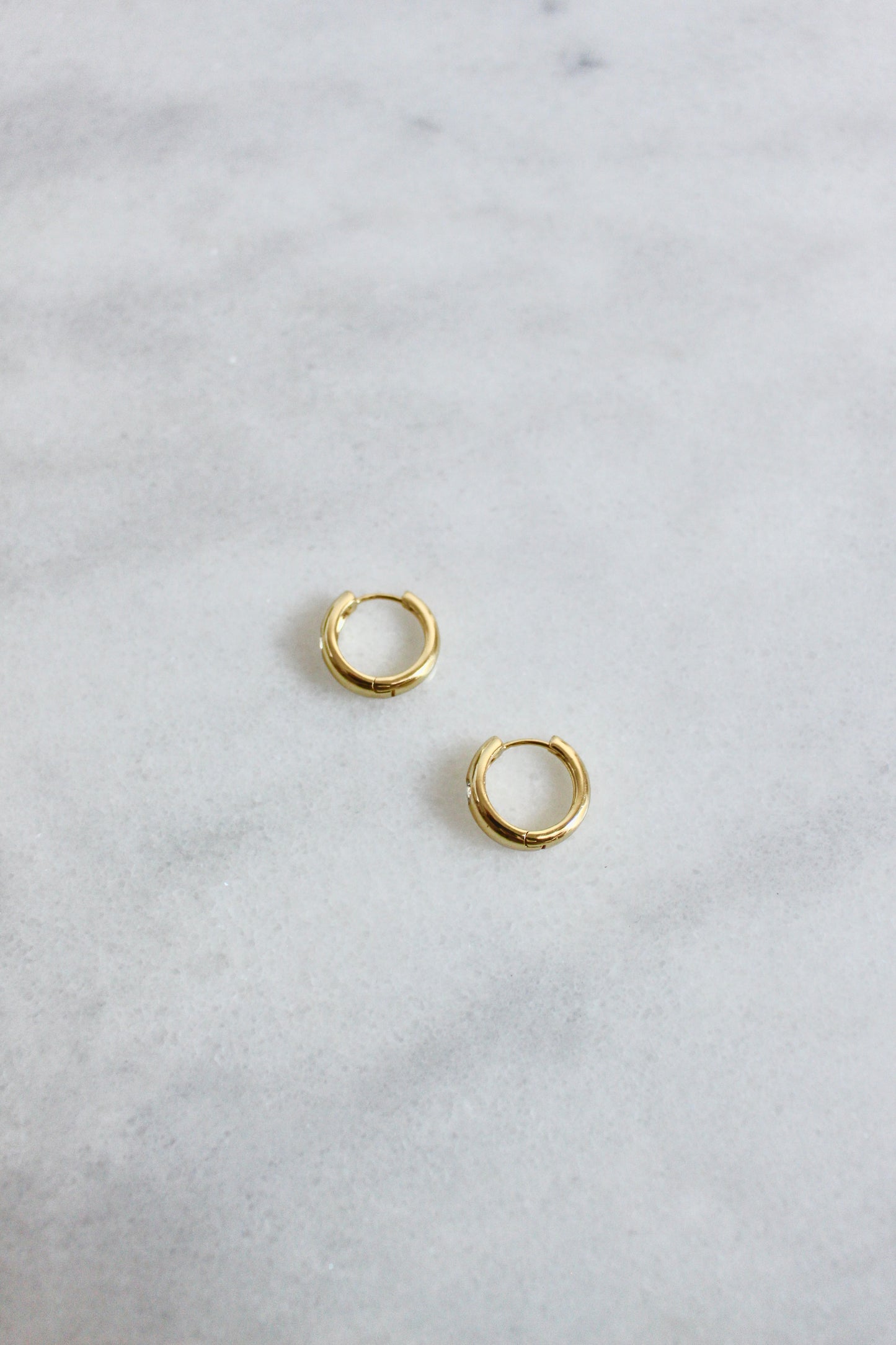 Tova gold hoop earrings