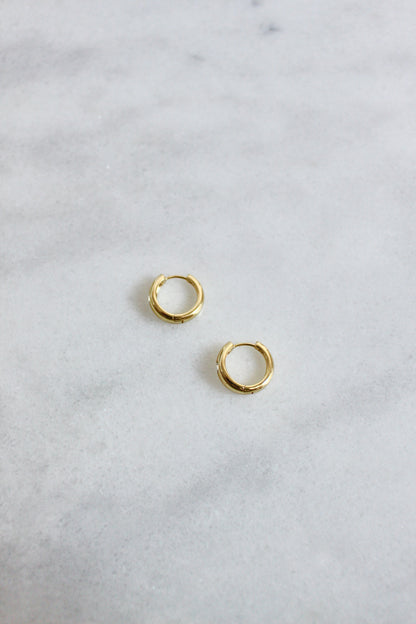 Tova gold hoop earrings