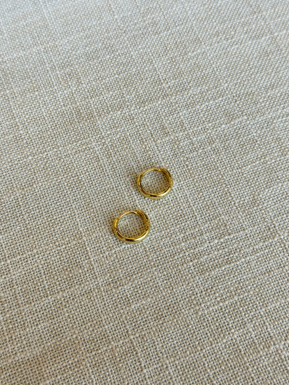 Petite Gold Hoop earrings (Gold/Silver)