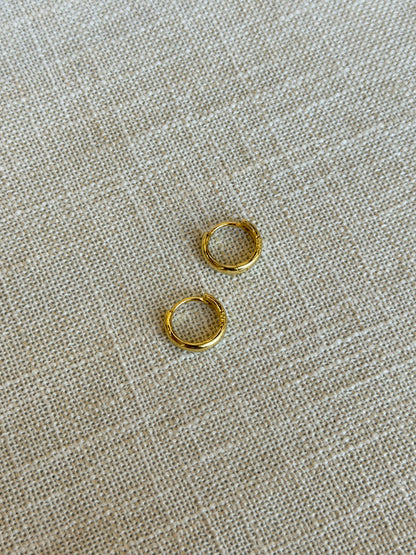 Petite Gold Hoop earrings (Gold/Silver)