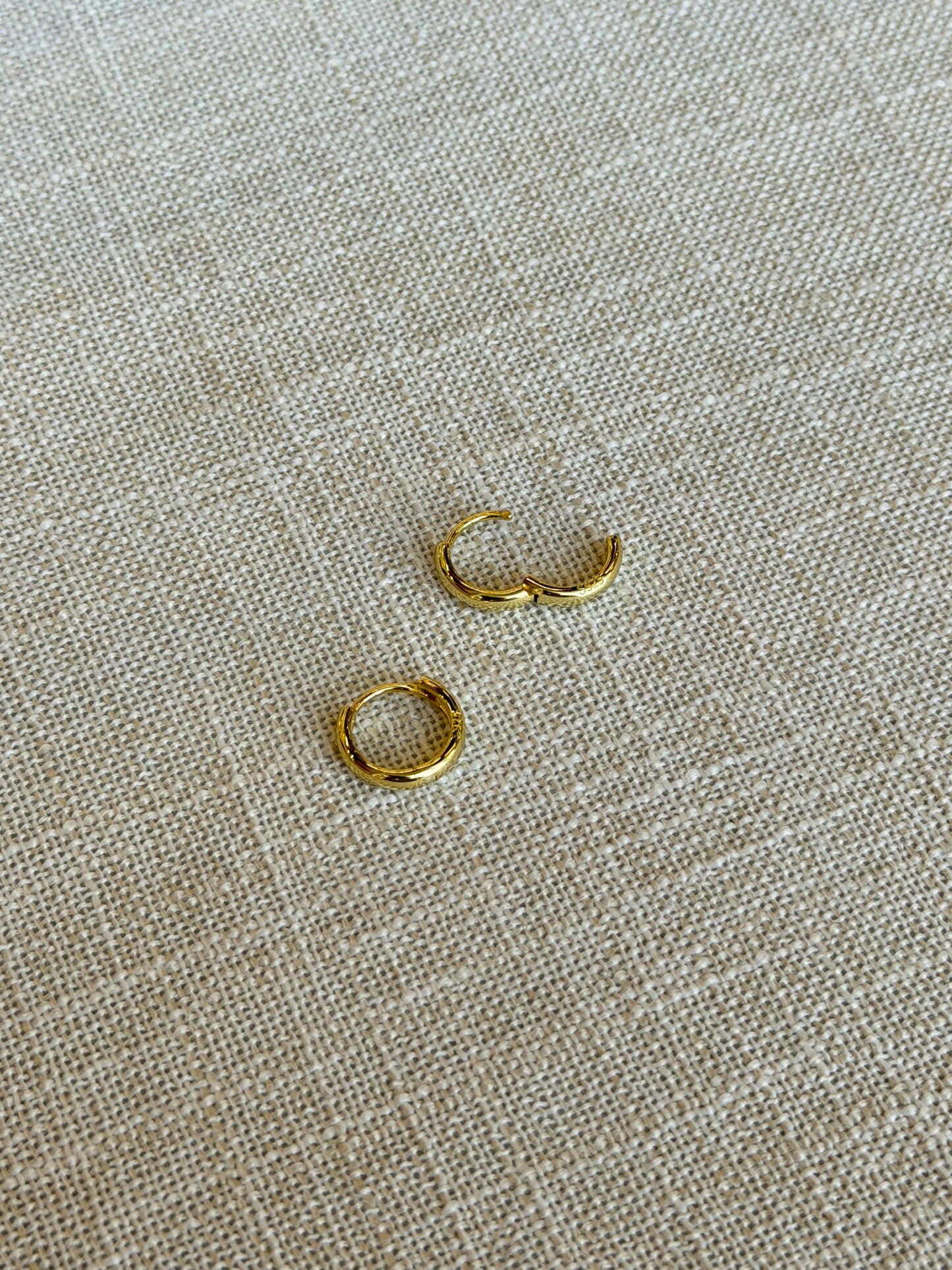 Petite Gold Hoop earrings (Gold/Silver)