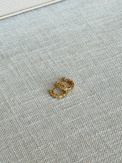 Zyra textured earrings