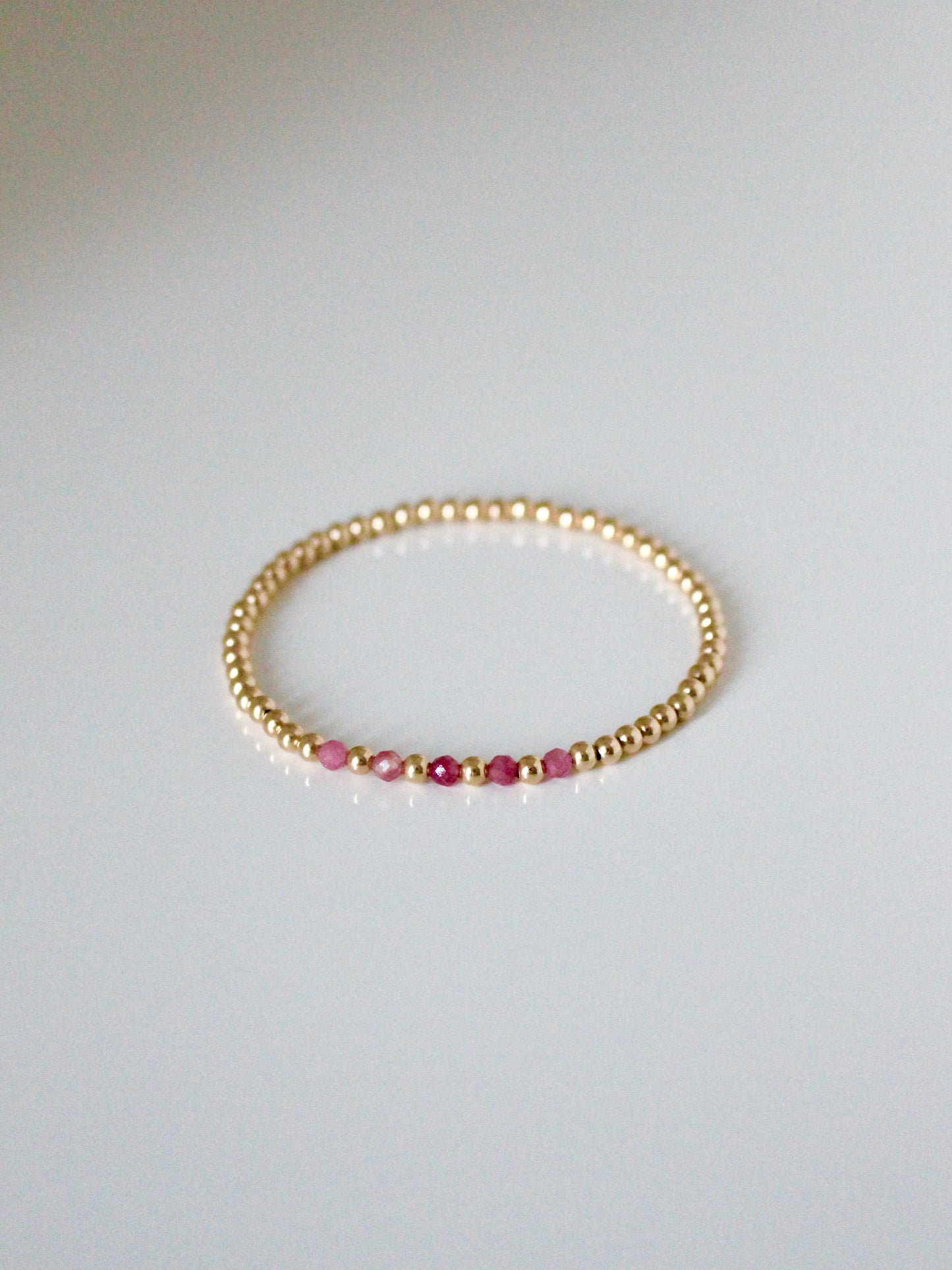 Samantha gold-filled beaded bracelet (Multiple styles)