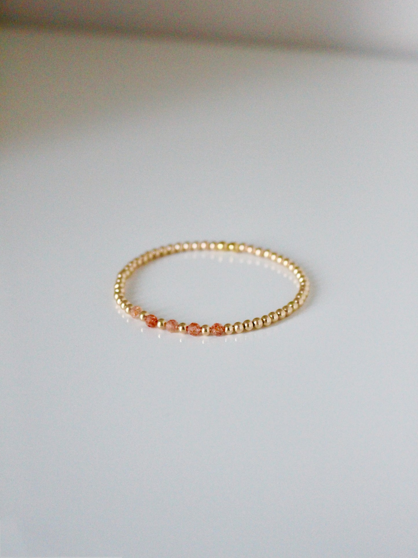 Samantha gold-filled beaded bracelet (Multiple styles)