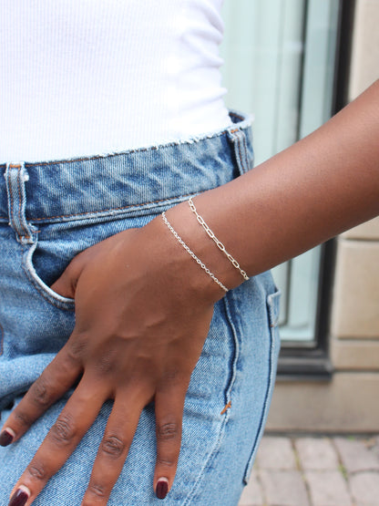 Sophia chain bracelet - Sterling silver