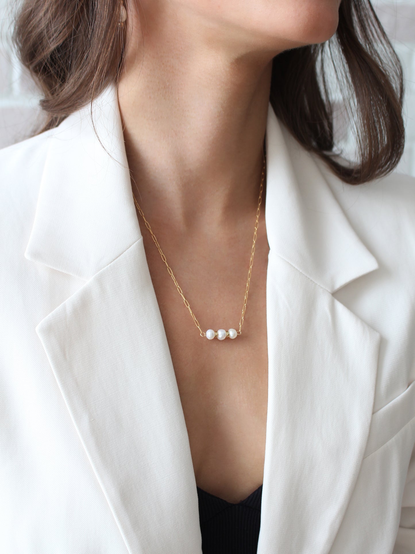 Micaela pearls necklace