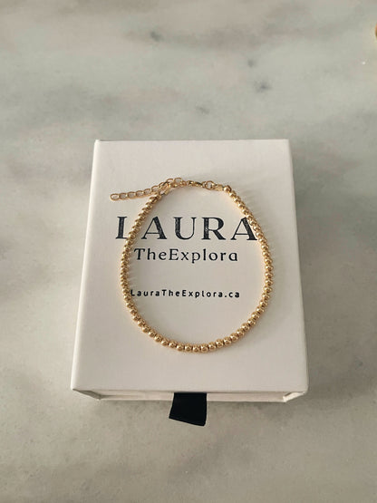 Lucia good-filled beaded bracelet
