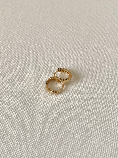 Cassia Gold-filled Hoop earrings