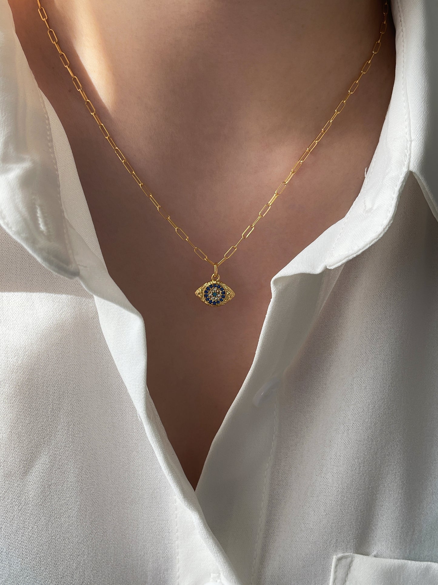 New evil eye necklace