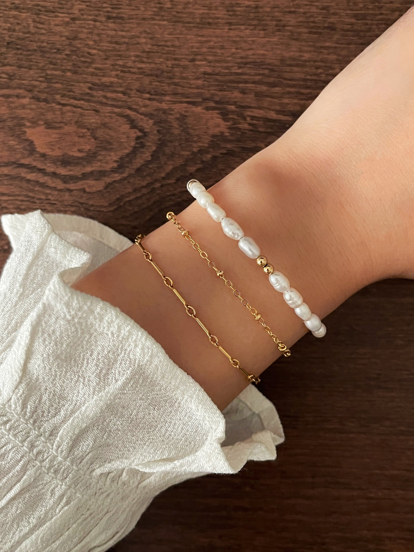 Felicia pearl bracelet